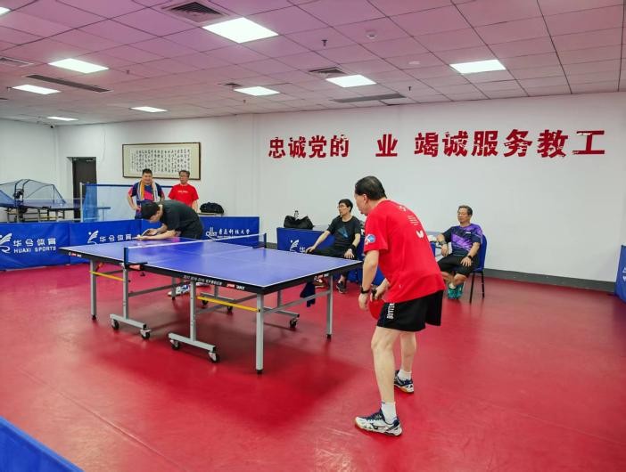 教工乒协2026年“骁骏银球”杯五月月赛如期举行